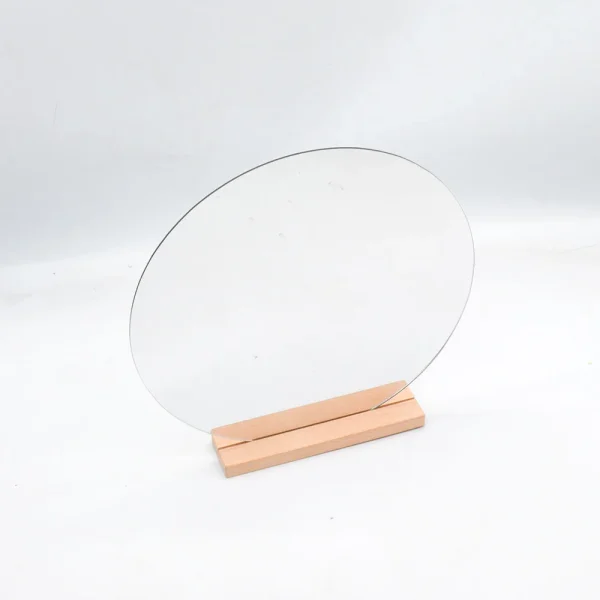 Acrylic Irregular Mirror for Home Decoration DIY Office Makeup Desktop Ornament Decoration Standing Mirror 3
