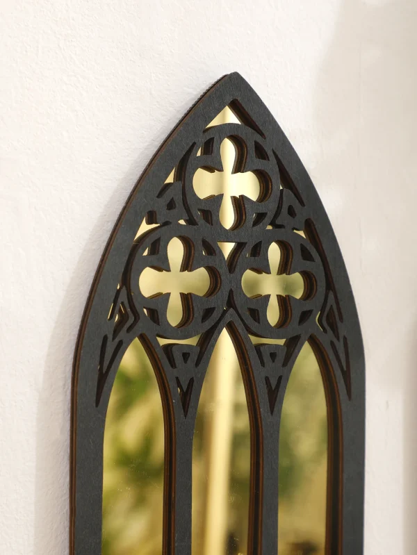 3 Pcs Wall Decor Home Decorative Mirrors Crafts Home Decoration Living Room Decor Gothic Mirror Decor Condo Bedroom Wall Hanging 6