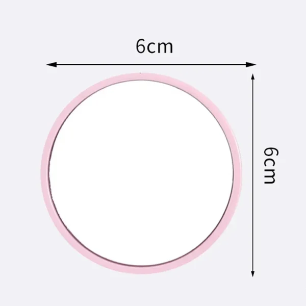 1 Pc Small Mirror Round Shape Custom Logo Red Pink White Black Personalized Wedding Souvenir Gift Ideas Porable Pocket Mirrors 4
