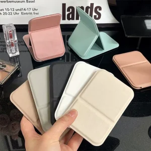 Women Mini Mirror Folding Makeup Hand mirror Portable Single-side Mini Cosmetic Mirror Foldable High Definition Vanity Tools 손거울 1