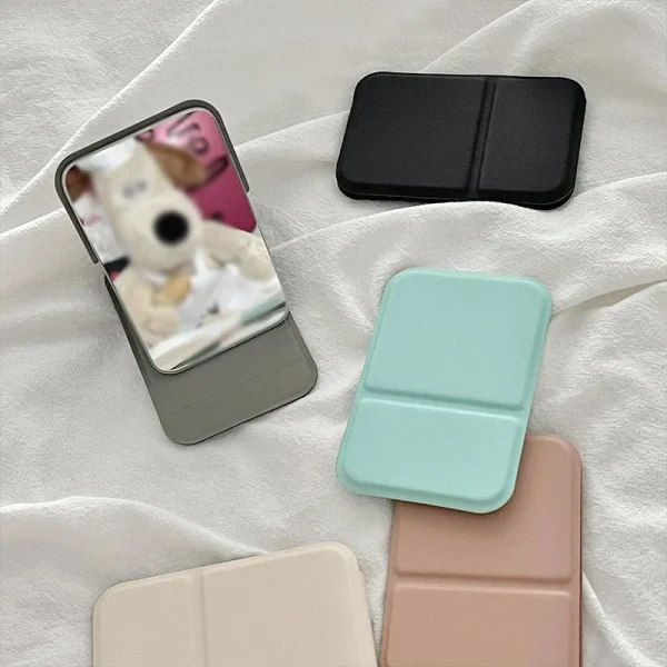 Women Mini Mirror Folding Makeup Hand mirror Portable Single-side Mini Cosmetic Mirror Foldable High Definition Vanity Tools 손거울 2