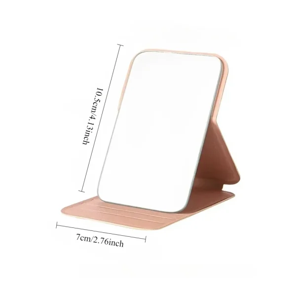 Women Mini Mirror Folding Makeup Hand mirror Portable Single-side Mini Cosmetic Mirror Foldable High Definition Vanity Tools 손거울 6