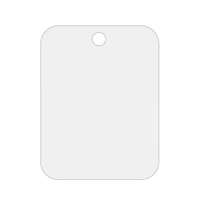 Acrylic Anti Fog Shower Mirror Bathroom Fogless Fog Free Mirror Washroom Travel For Man Shaving Mirror 13*17cm 1