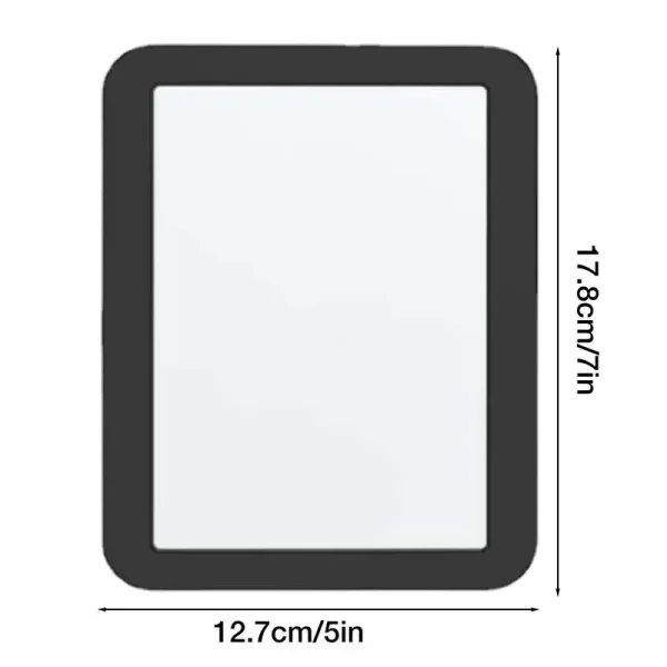 5 x 7 Inch Locker Mirror Magnetic Rectangular Portable Locker Mirror Magnetic For Girls Locker Decorations For College Students 5