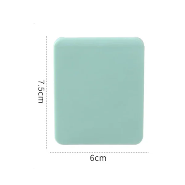Plastic Folding Mirror Pocket Mini Portable Makeup Mirrors Travel Hand Small Mirror Vanity Foldable Compact Cosmetics Tools 6