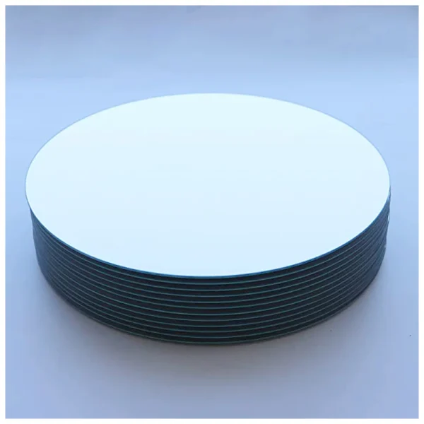 10 Pcs 2mm Thick Decorative Mirrors Round 3D Acrylic Mirror Wall Sticker DIY Bathroom Home Decoration Travel Vanity Mirror 2