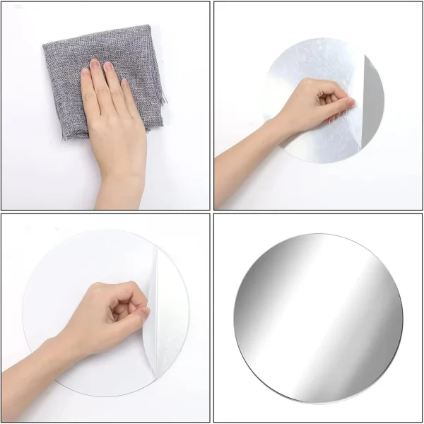 11.81in Acrylic Mirror Trays  B-7000 glue for Wedding Party Decor Perfect for Table Settings & Festive Occasions Mirror Tray 5