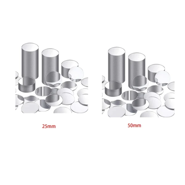 100pcs Small Round Mirrors Acrylic Round Mirror DIY Handicrafts 50mm 25mm Mirrors Room Decoration Mirrors For Craft 2