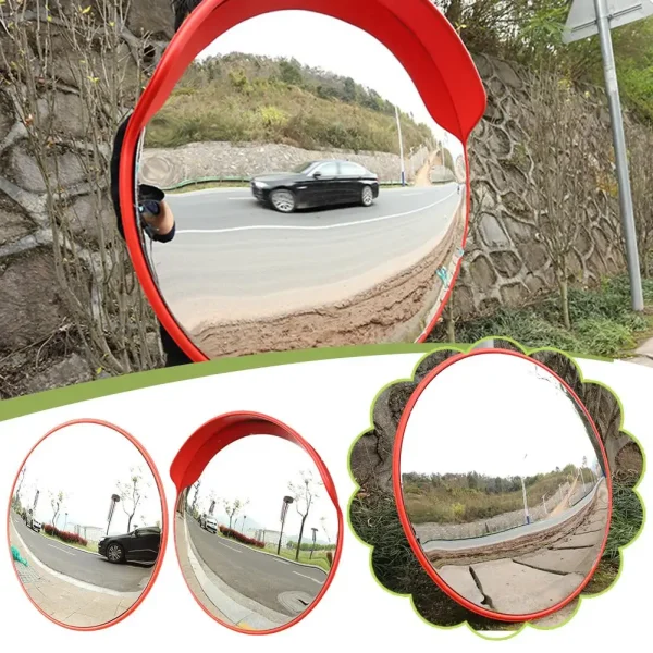 Professional Convex Mirrory Safety Traffic Driveway Curved Convex Security Curved Wide Angle Indoor Interior Corner Mirror 3