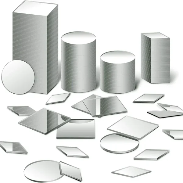 300 pieces 3 shapes Mirror Mosaic tiles Round Diamond Square Mini Mosaic mirror DIY craft mirror Decorative Glass mirror for pro 2