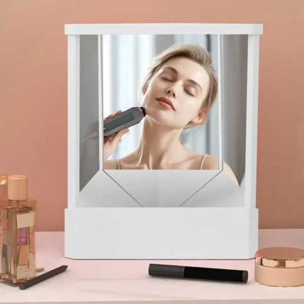 Non-reversing Mirror True Non-reversing Vanity Makeup Mirror for Beauty Reflections Precision Tabletop Mirror for Face Real 2