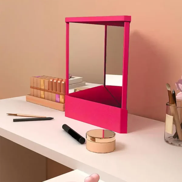 Non-reversing Mirror True Non-reversing Vanity Makeup Mirror for Beauty Reflections Precision Tabletop Mirror for Face Real 5
