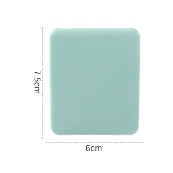 Folding Makeup Mirror High-quality Portable Makeup Mirror Single-side Creative Women Solid Color Makeup Mirror 6