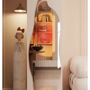 Household Acrylic 3D Mirror Wall Stickers Self-adhesive Punch-free Full-length Mirror Flexible DIY Art Living Room Decoration 1