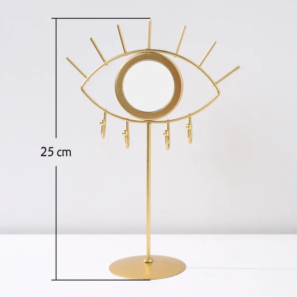 Gold Eye Table Mirror  Makeup Mirrors Boho Home Decor Living Room Decoration Bedroom Cosmetic Dressing Tabletop Mirror Evil Eye 4
