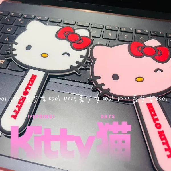 Hello Kitty Silicone Small Mirror Classic Cartoon Single Sided Body Mirror Portable Cute Decorative Mirror 4