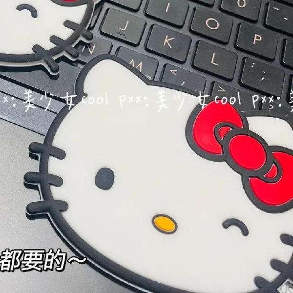 Hello Kitty Silicone Small Mirror Classic Cartoon Single Sided Body Mirror Portable Cute Decorative Mirror 5