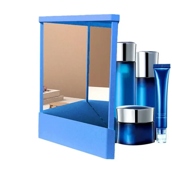 New True Face Mirror Precision Trues Image Vanity Makeup Mirror Non-Magnifying Real Reflections Beauty Mirror Tabletop Ornament 2