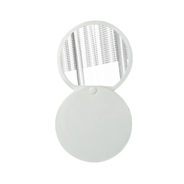 Round Portable Cosmetic Mirror Sliding Folding Mirror Girls Carry-on Small Round Mirror Handle Unbreakable Compact Vanity Mirror 5