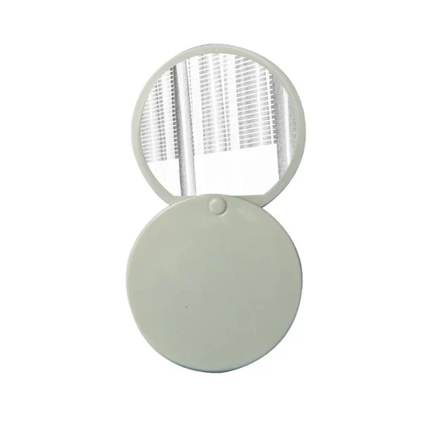 Round Portable Cosmetic Mirror Sliding Folding Mirror Girls Carry-on Small Round Mirror Handle Unbreakable Compact Vanity Mirror 6