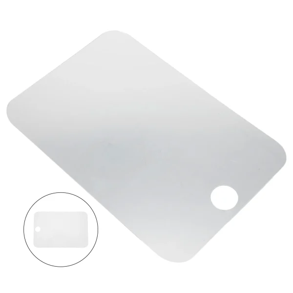20x30cm Silver Acrylic Hangable Shaving Mirror Shaving Acrylic Mirror Bathroom Can Be Hung Anti-Fog Shower Mirror Decorative 4