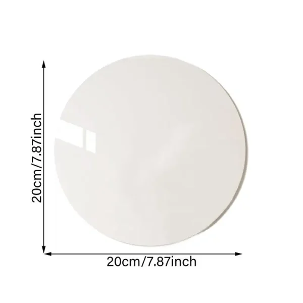 Round HD  Makeup Mirror Stickers for Walls Bathroom Adhesive Bathroom Vanity Mirrors Wall-Mounted Mirrors for Make Up Waterproof 6