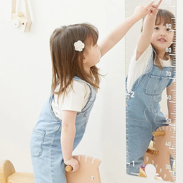 Mirror Growth Chart For Wall Kids Height Wall Chart With Label Kids Height Measuring Mirror Easy Peel Stick Installation 2