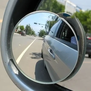 2pcs Car Mirror Wide Angle Car Blind Spot Mirrors 360° Adjustable Auxiliary Rearview Mirrors HD Frameless Small Round Mirror 1