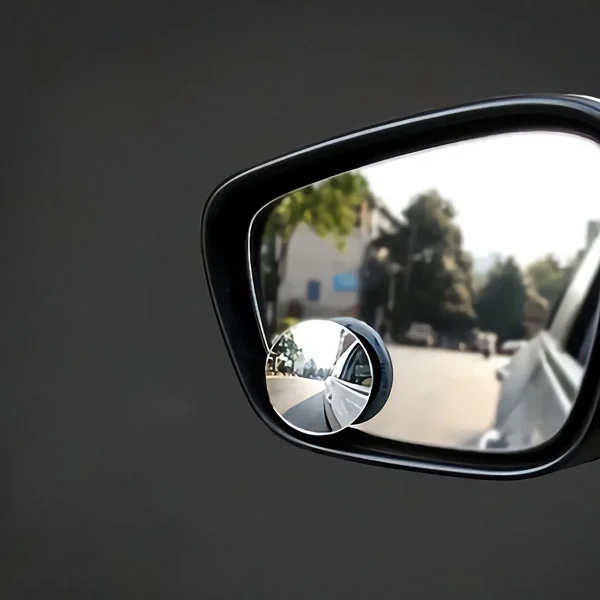 2pcs Car Mirror Wide Angle Car Blind Spot Mirrors 360° Adjustable Auxiliary Rearview Mirrors HD Frameless Small Round Mirror 2