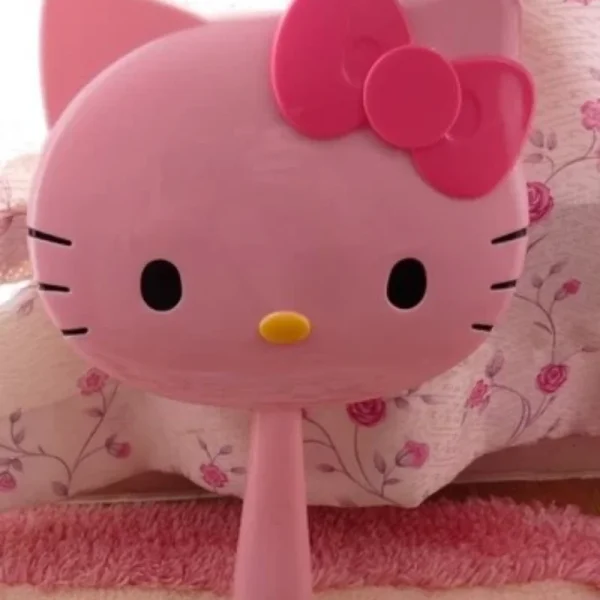 Sanrio Female Student Dormitory with Mirror Kuromi Portable Handle Mirror Hello Kitty Cartoon Cute Decorative Mirror Gift 5