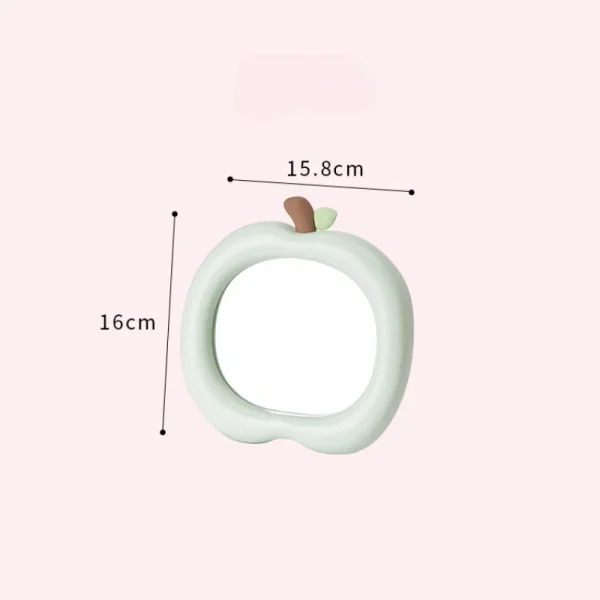 Portable Desktop Apple Makeup Mirror Student Dormitory Dormitories Home Bedroom Offices Standing High-definition Dressing Mirror 3