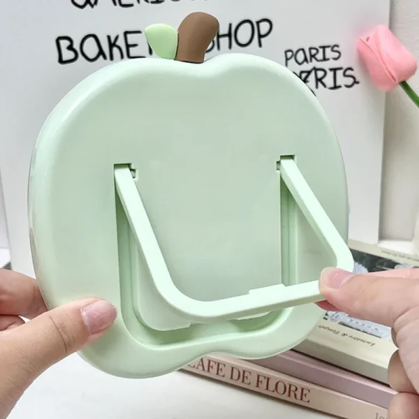 Portable Desktop Apple Makeup Mirror Student Dormitory Dormitories Home Bedroom Offices Standing High-definition Dressing Mirror 6