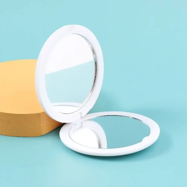 Creative Double Sided Flip Small Round Mirror Small Round Mini Folding Mirror Cute Round Makeup Mirror Home Decor 3