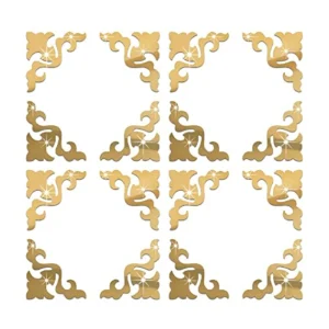 3D Acrylic Mirror Sticker For Shoe Cabnet Accessories Self-adhesive Mirrored Mirrors Geometry Home Closet Wardrobe Angle Decor 1
