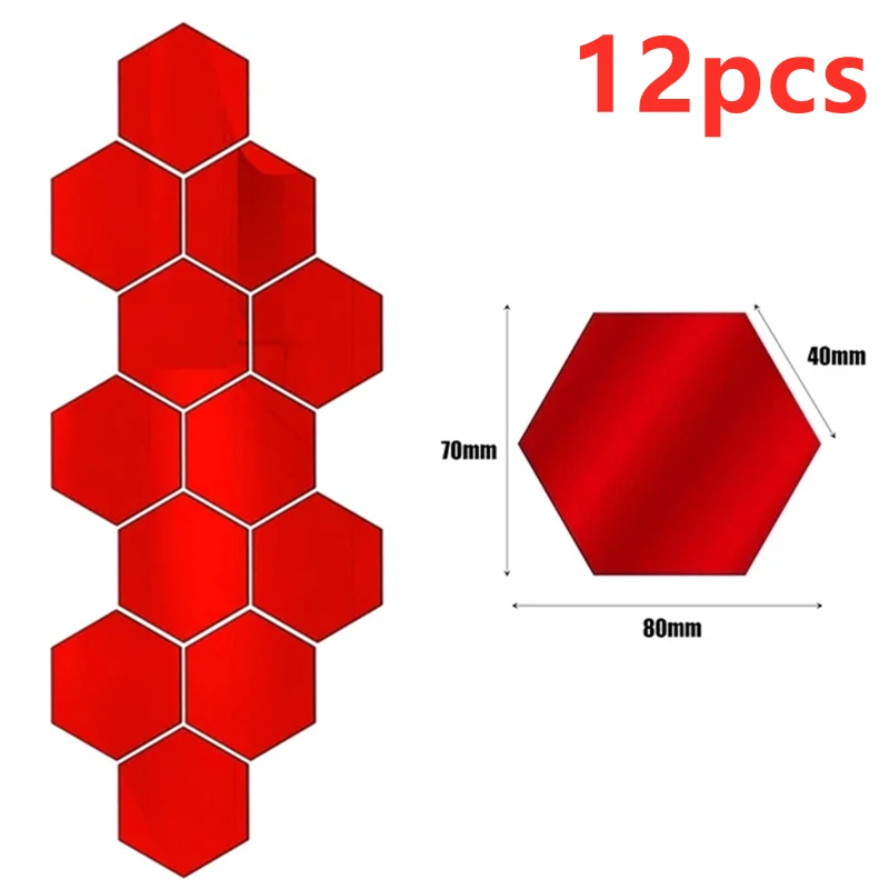 Red 12Pcs