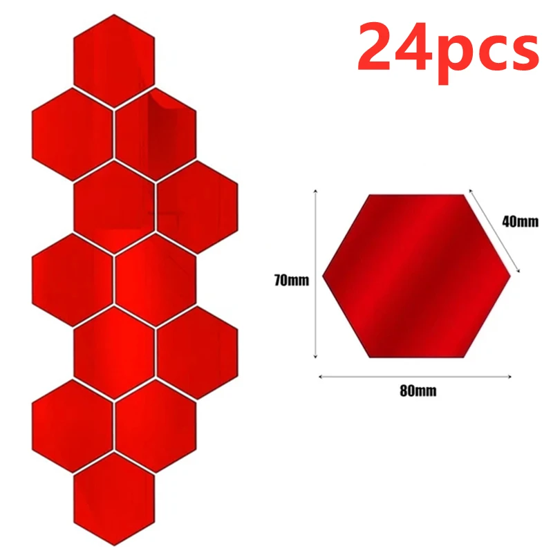 Red 24Pcs
