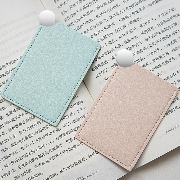 1pc Portable Mini Stainless Steel Unbreakable Makeup Pocket Mirror Cosmetic Mirror Cute Makeup Hand Pocket Mirror 2