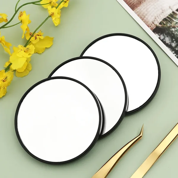 5X/10X/15X Magnifying Mirror with Suction Cup Round Cosmetics Makeup Mirror Shaving Bedroom Compact Magnification Vanity Mirrors 1