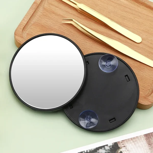 5X/10X/15X Magnifying Mirror with Suction Cup Round Cosmetics Makeup Mirror Shaving Bedroom Compact Magnification Vanity Mirrors 2