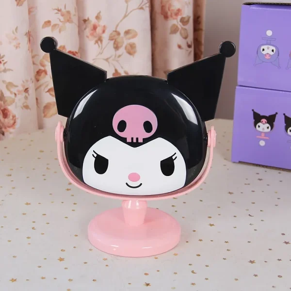 Sanrio Female Student Dormitory with Mirror Kuromi Portable Desktop Mirror Hello Kitty Cartoon Cute Decorative Mirror Gift 2