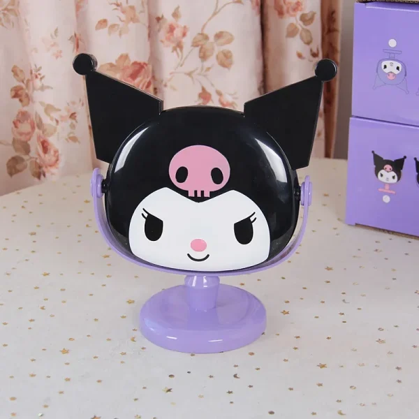 Sanrio Female Student Dormitory with Mirror Kuromi Portable Desktop Mirror Hello Kitty Cartoon Cute Decorative Mirror Gift 3