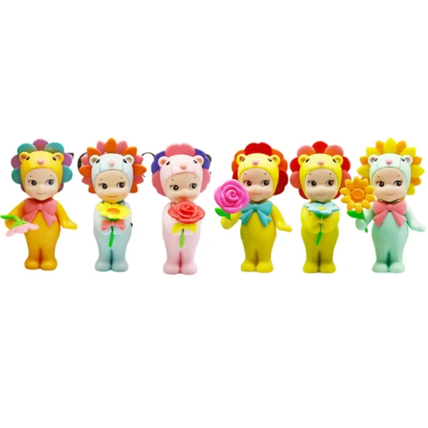 Anime Sonny Angel Flower Series Kids Toys Angel Girls Candy House Series Figurines Trendy Toys Car Decorations Christmas Gifts 5