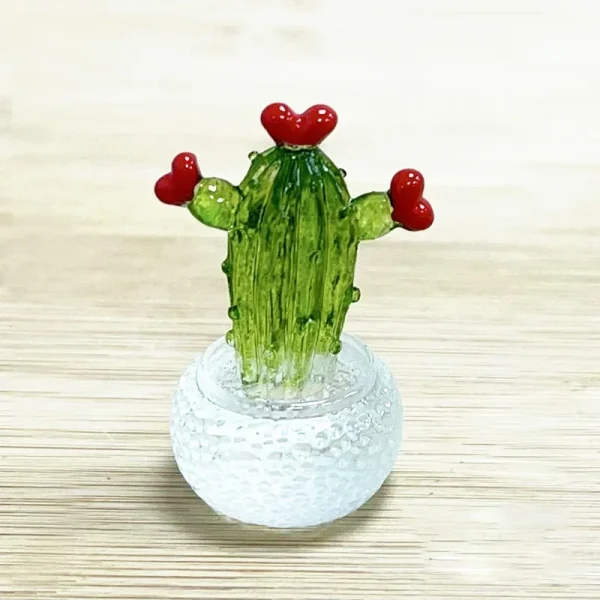 Mini Cactus Figurines Ornaments Cactus Bonsai Decor Micro Landscape Decor Plant Bonsai Potted Succulent Statue Desktop Ornaments 5