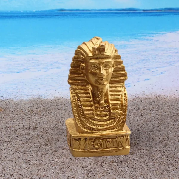 Vintage Egypt Queen Statue Collectible Figurines Artware Sculpture for Desktop Bookshelf Living Room Shelf Decoration 3