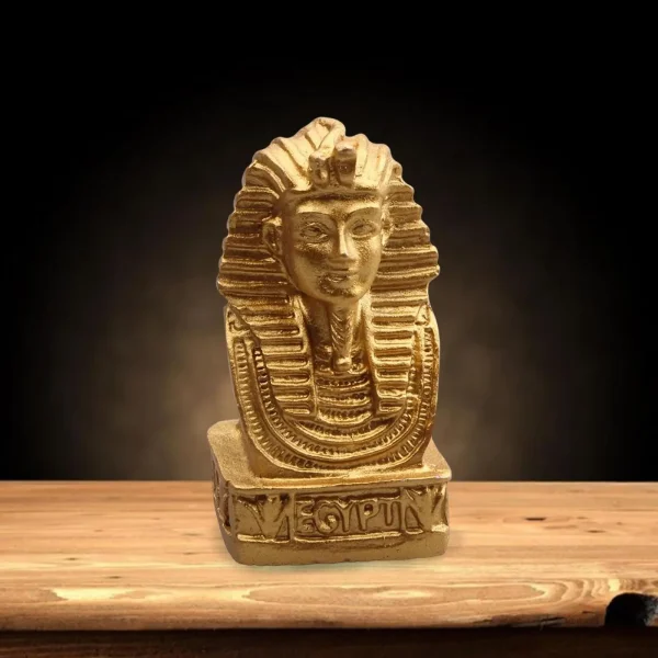 Vintage Egypt Queen Statue Collectible Figurines Artware Sculpture for Desktop Bookshelf Living Room Shelf Decoration 4