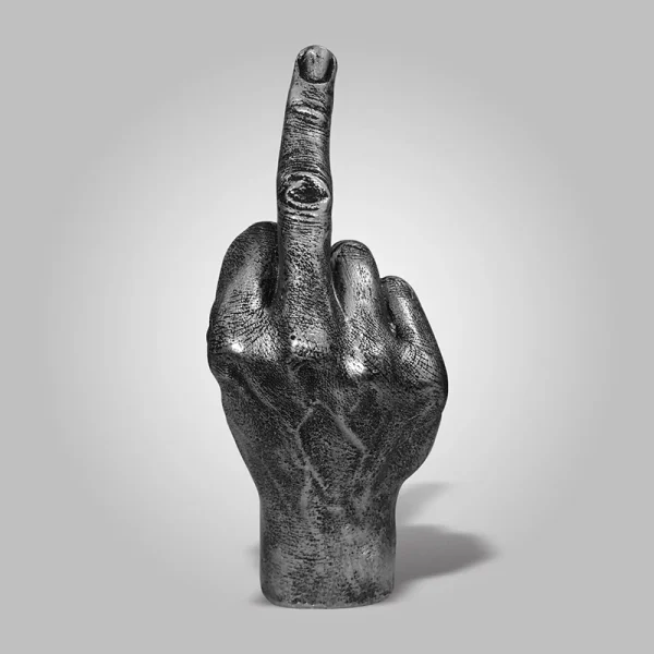 Resin Ornaments Of Middle Finger Statue Upright Middle Finger Arts Crafts Desktop Gesture Figurine Sculpture Living Room Dec 5