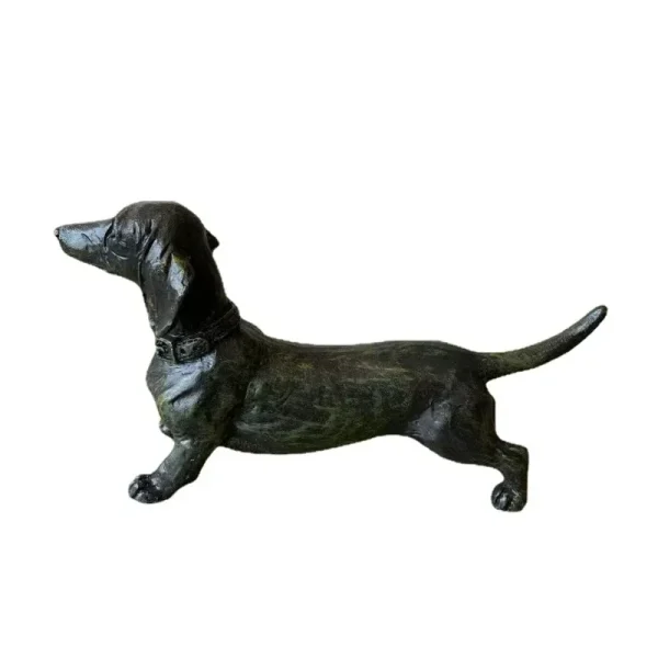 Dog Resin Dachshund Animal Pet Toys Figurine Black Ornament Animals Statue Craft Decoration Garden Sculpture Figures 2024 4