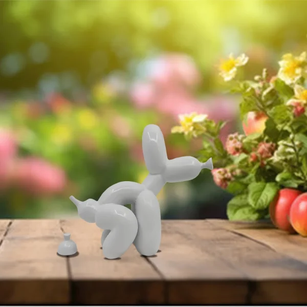 Pooping Dog Sculpture ，Tiny Figurines Home  Cute Novelty Gift,  Coffee Table Decoration 1