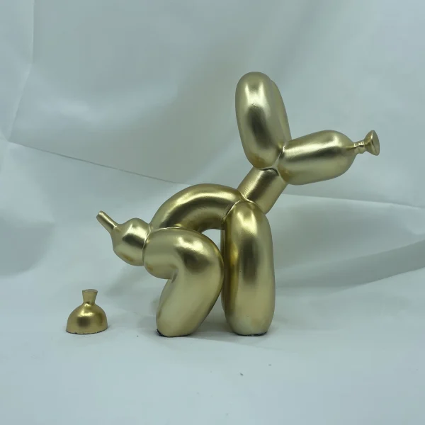 Pooping Dog Sculpture ，Tiny Figurines Home  Cute Novelty Gift,  Coffee Table Decoration 5
