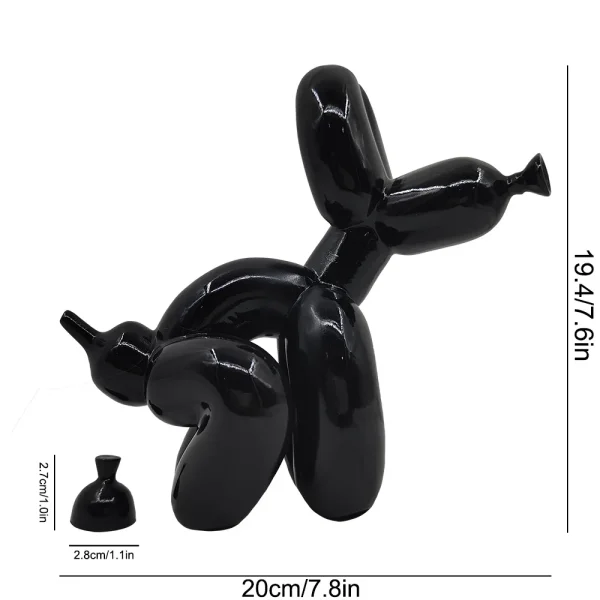Pooping Dog Sculpture ，Tiny Figurines Home  Cute Novelty Gift,  Coffee Table Decoration 6